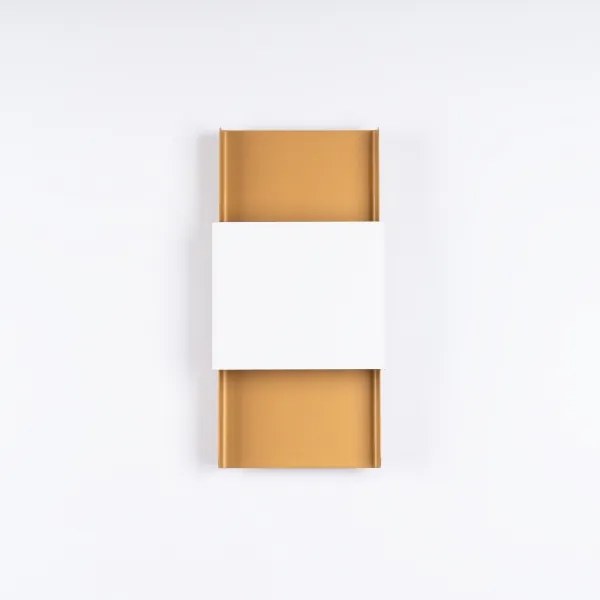 Sollux SL.1353 - Fali lámpa DURLIN 2xG9/8W/230V arany/fehér