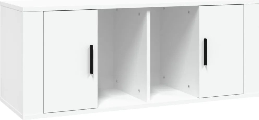 vidaXL fehér szerelt fa TV-szekrény 100 x 35 x 40 cm