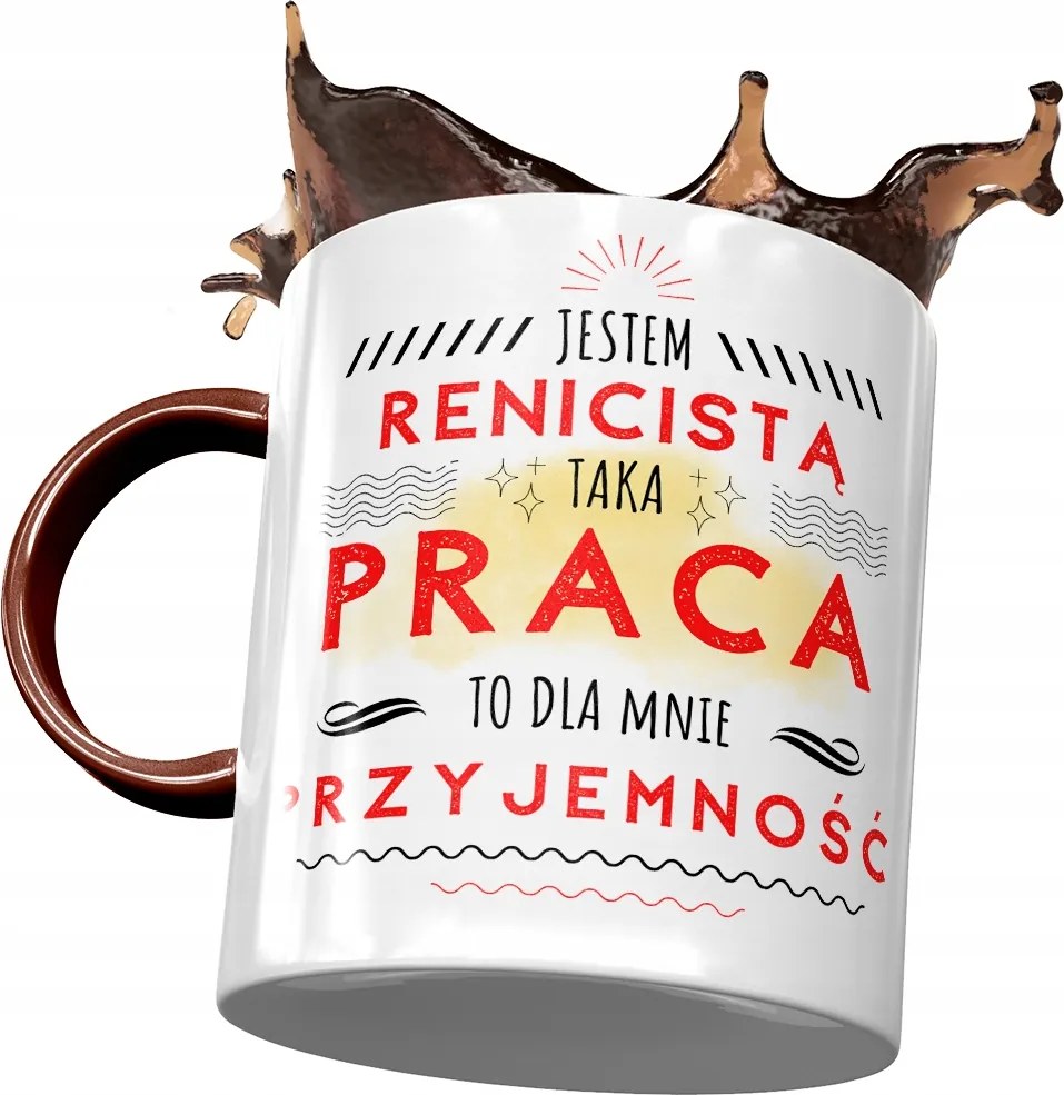 Bordó Bögre Nyugdíjasoknak A munka öröm a fényképes nyomtatással