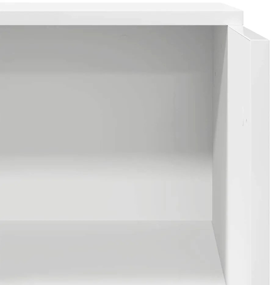 fehér, rétegelt fa recepciósasztal 55 x 50 x 103,5 cm