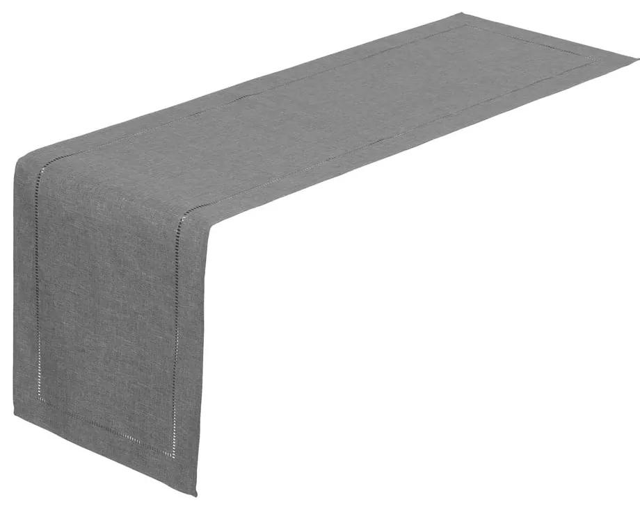 Szürke asztali futó, 150 x 41 cm - Unimasa