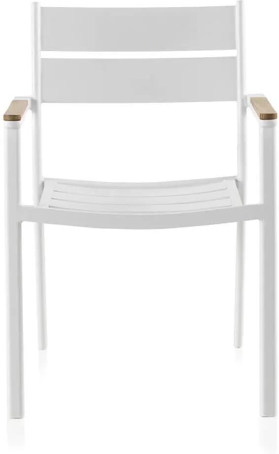 Giulia fehér kerti szék teakfából, szélesség 56 cm - Geese