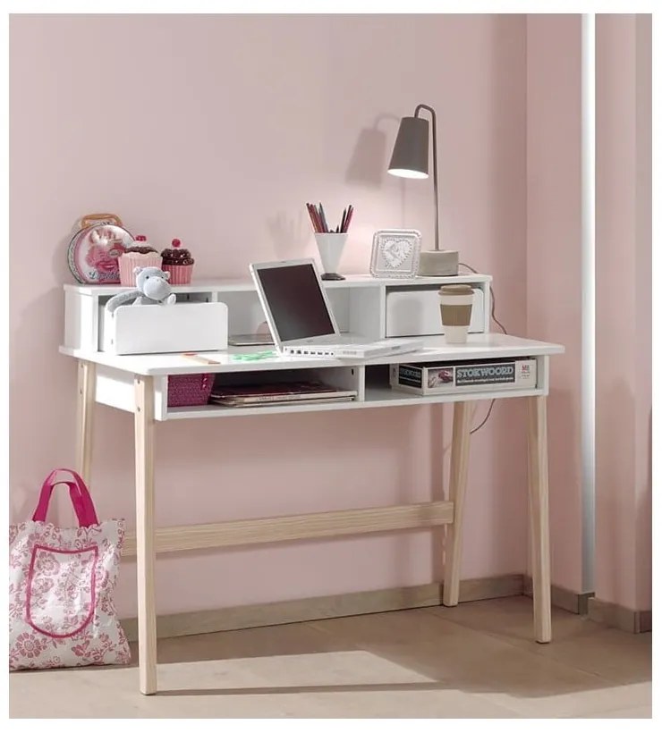 Kiddy fehér gyerek íróasztal - Vipack