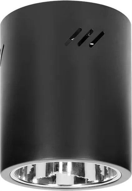 Mennyezeti lámpatest kerek cső Korin 16 E27 fekete