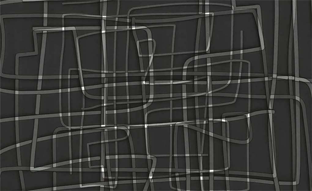 Fotótapéta Flizelin Dekoratív Hálószoba Absztrakt vonalak 416x254