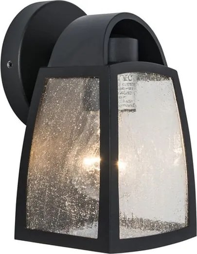 LUTEC 5273701012 KELSEY Klasszikus Kültéri Fali Lámpa Fekete E27 IP44