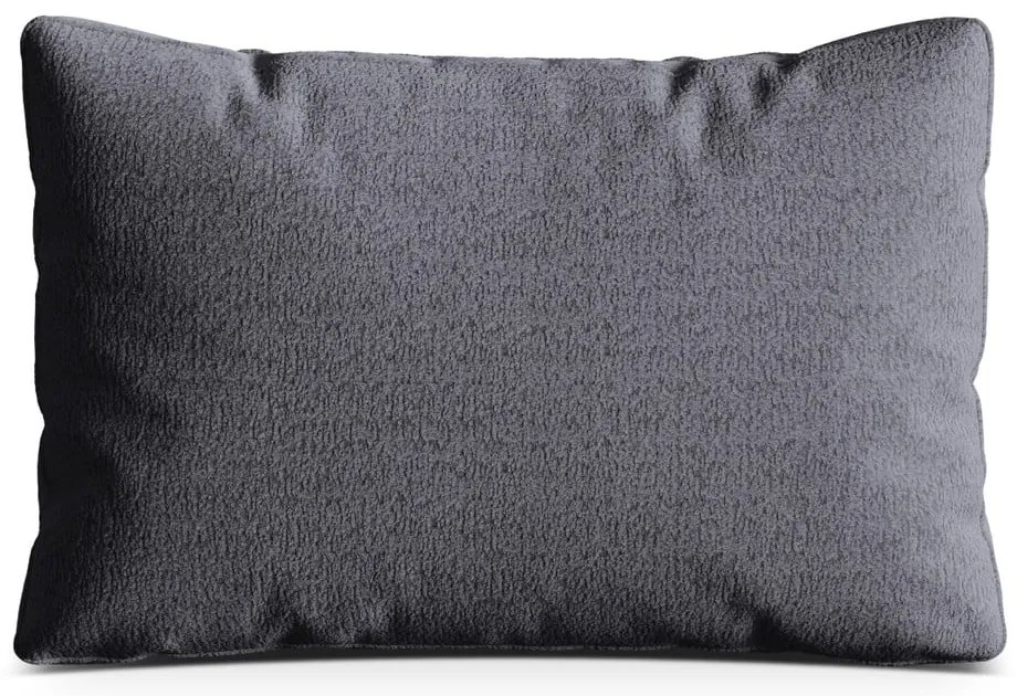 Sötétszürke buklé párna kanapéra Kemi – Cosmopolitan Design