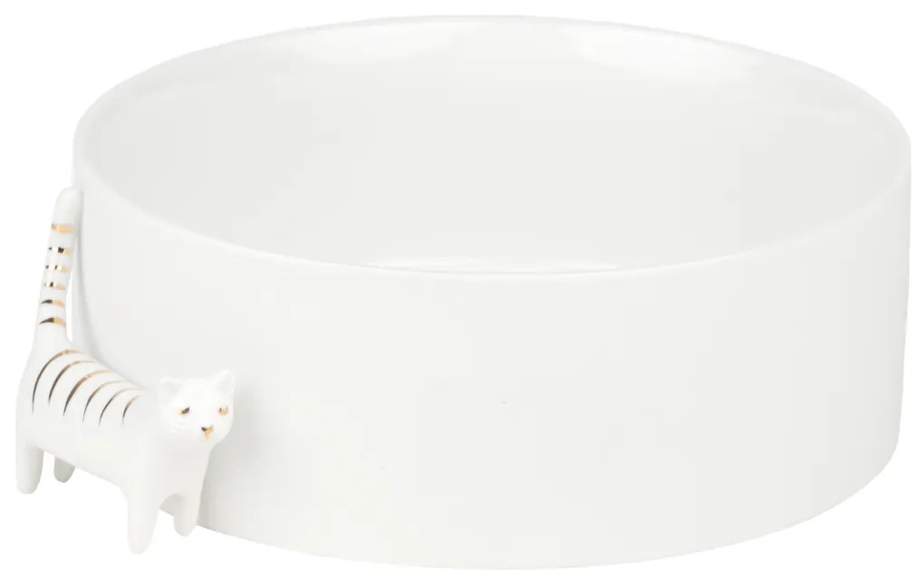 Fehér porcelán tál CAT