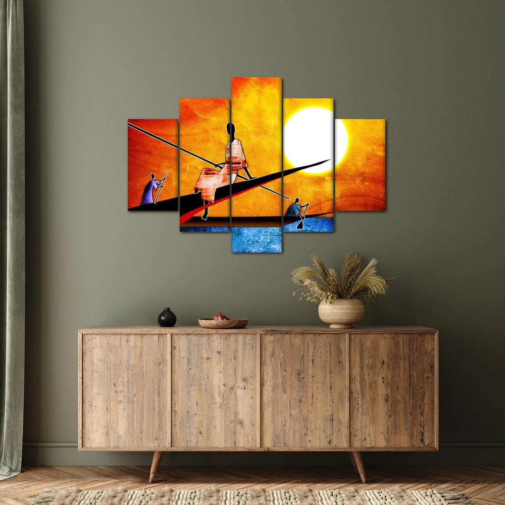 Egy korabeli ősi festmény képe (150x105 cm)
