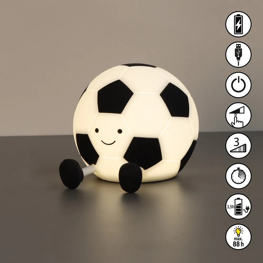 Fekete-fehér gyerek éjjelilámpa Kalle – Fischer &amp; Honsel