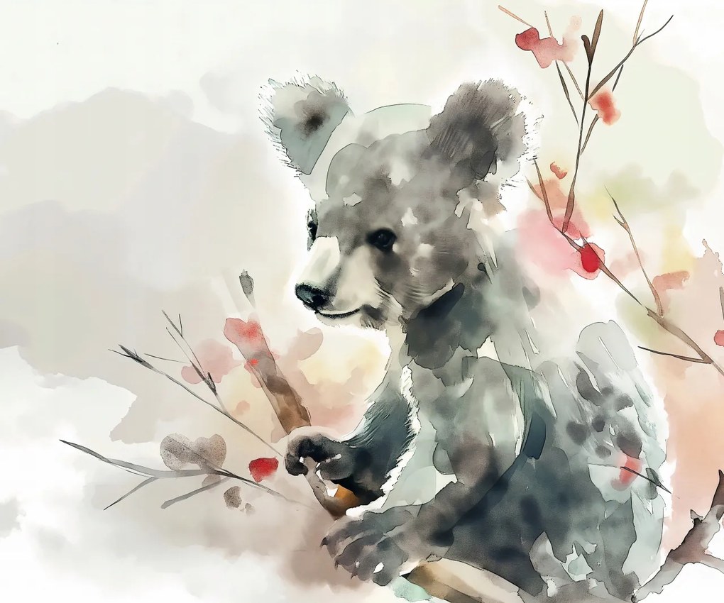 Poszter 60x50cm Akvarell koala