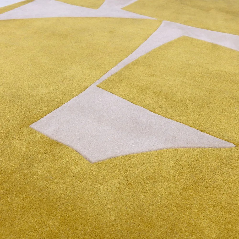 Okkersárga kézi szövésű szőnyeg újrahasznosított szálakból 200x290 cm Romy – Asiatic Carpets