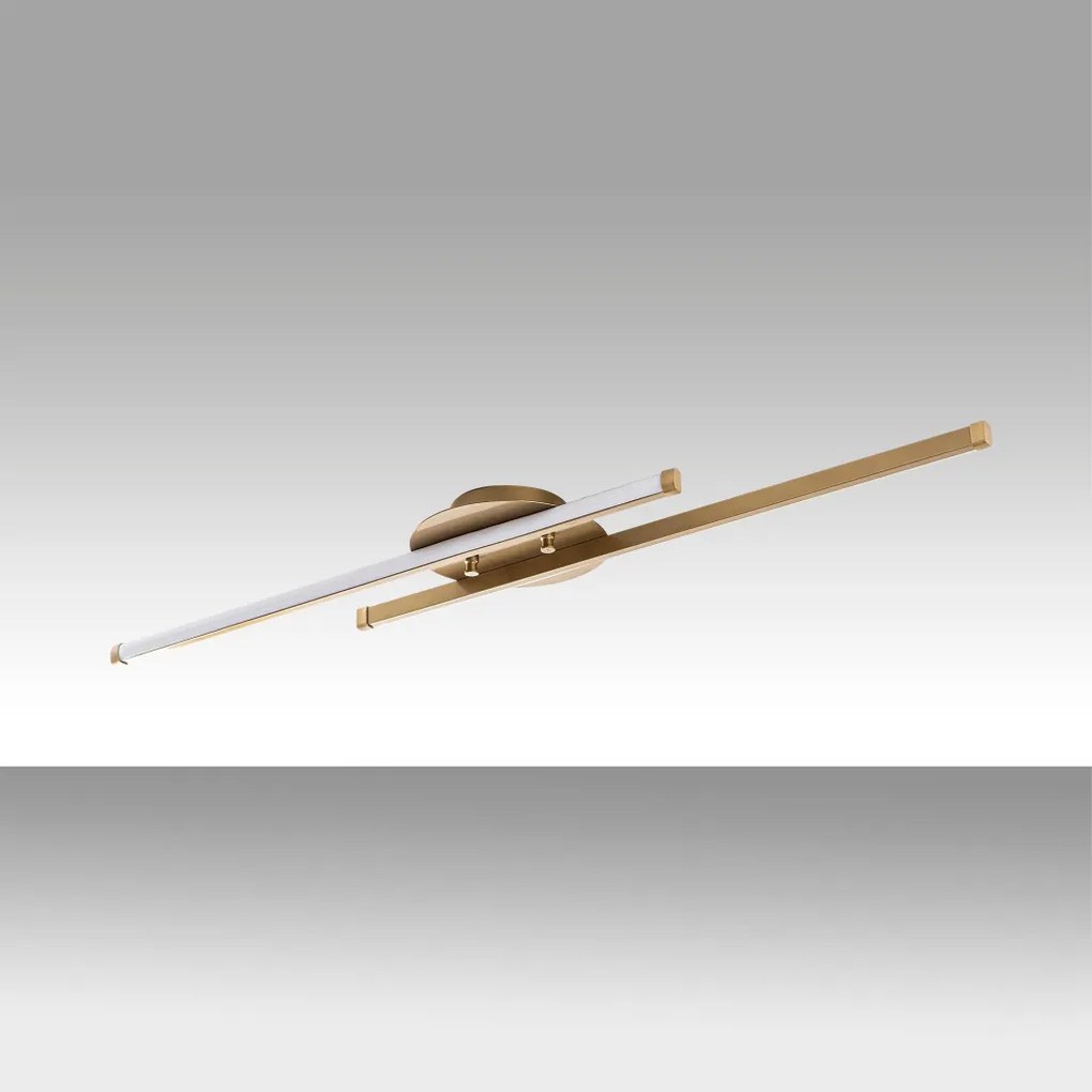 Umut 13297 arany fém LED függőlámpa, 86 x 17 cm