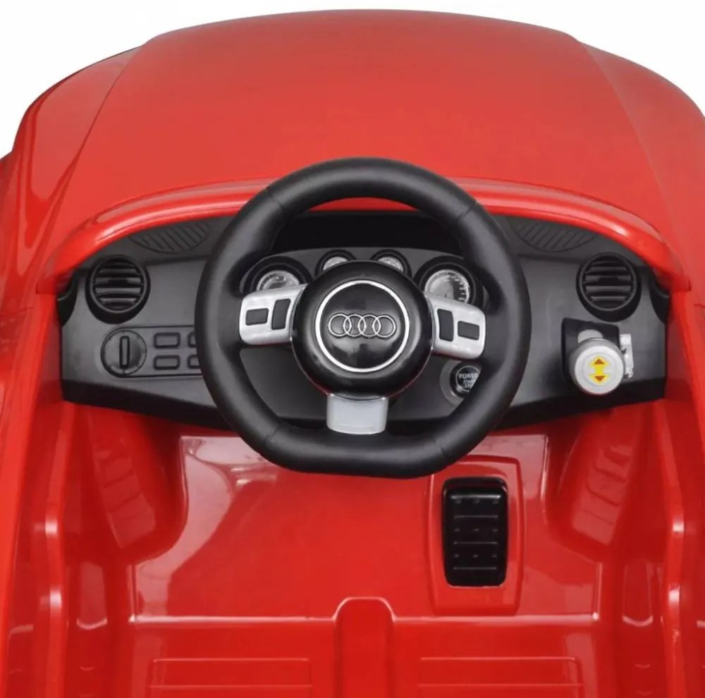 Audi tt rs elektromos kisautó távirányítóval piros