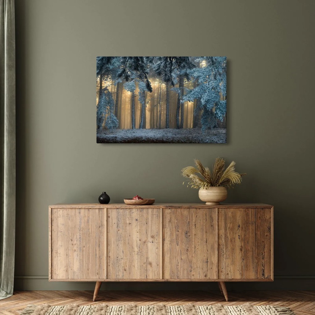 A havas erdő képe (90x60 cm)