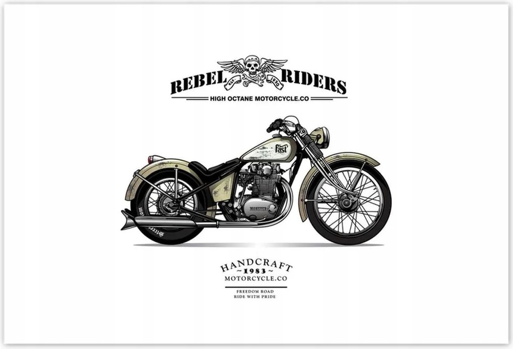 Poszterek 200x135 Motorkerékpár Antik Vintage
