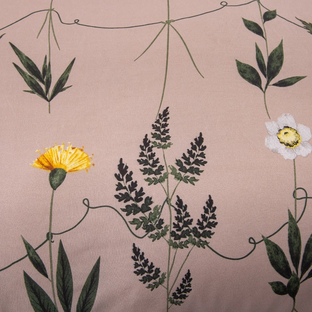 HERBAL bézs mikroszálas ágyneműhuzat Ágyneműhuzat mérete: 70 x 90 cm | 140 x 200 cm