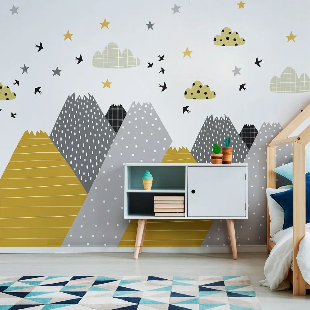 Giant Kid Sticker Scandinavian Mountains Henrika falmatrica - Ambiance