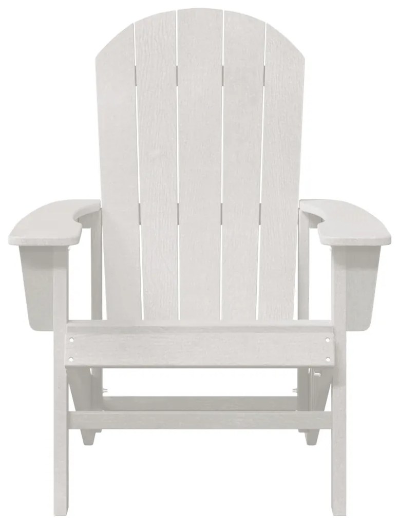 Adirondack szék Fehér 74x82x91 cm HDPE