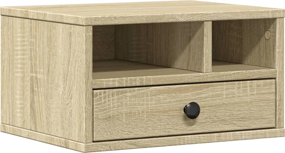 vidaXL sonoma tölgy színű szerelt fa nyomtatóállvány 40 x 32 x 22,5 cm
