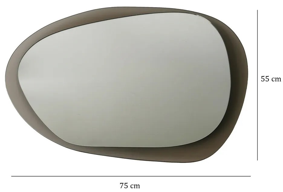 Aqua Bronze tükör 55 x 75 cm