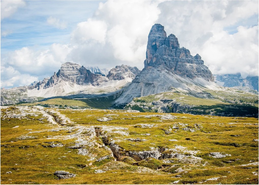 Kép - Olasz Dolomitok (üvegen) (70x50 cm)