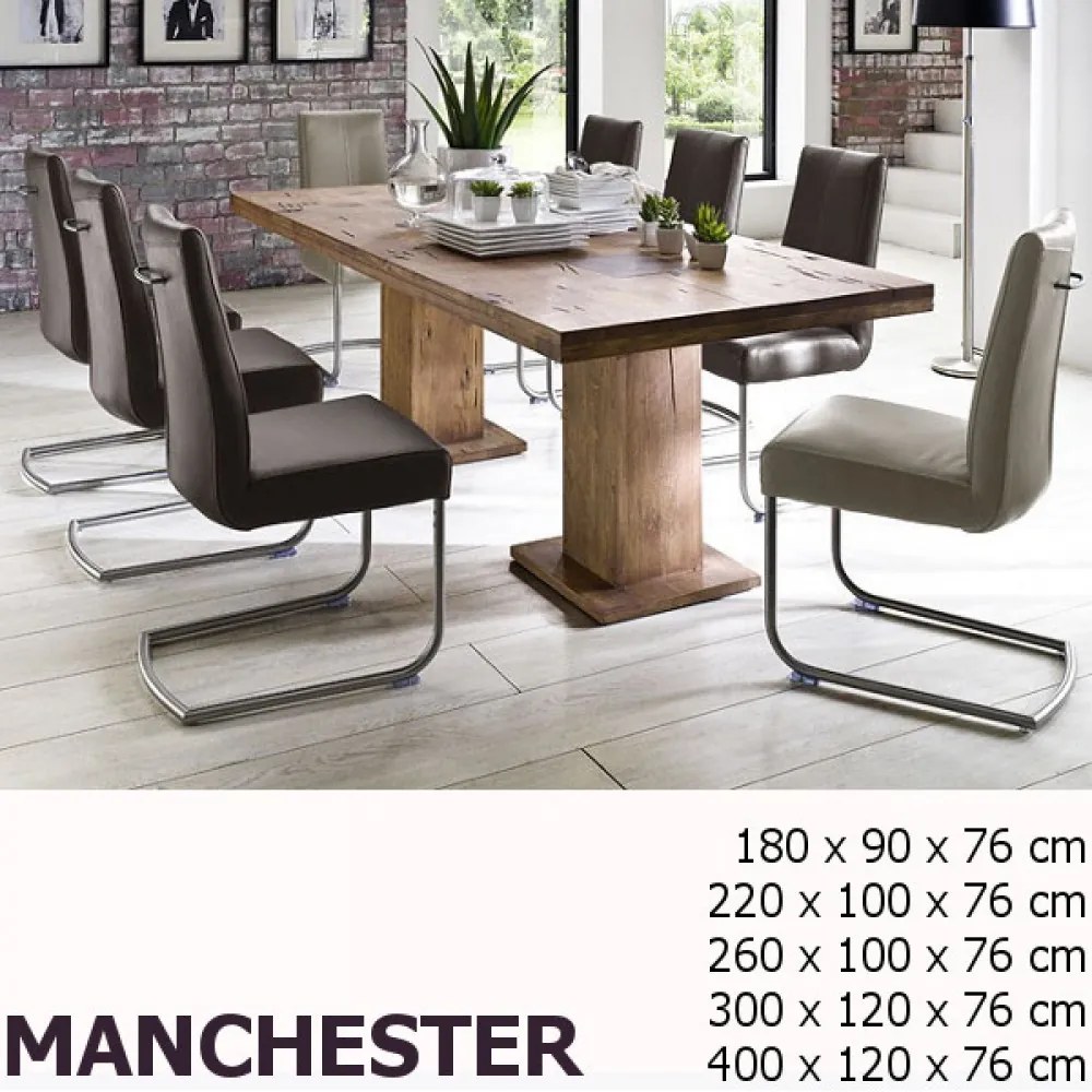 MANCHESTER Tölgy Étkezőasztal 180cm