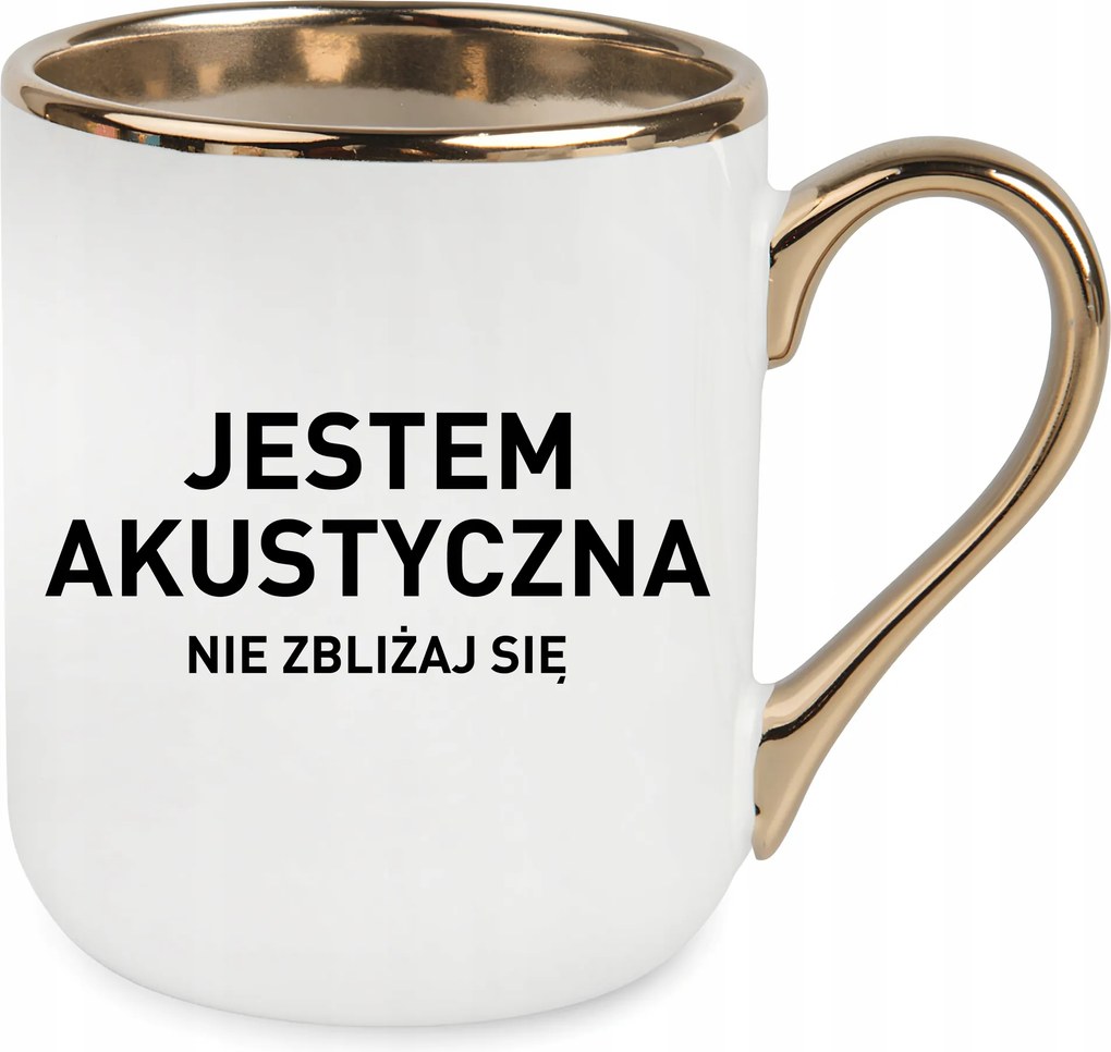 Mutatós Bögre Elegáns Arany Akusztikus Születésnapi Ajándék Karácsony+csomagolás