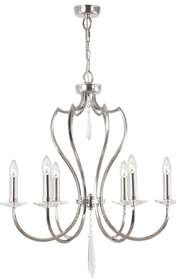 Elstead Lighting PIMLICO PM6-PN Csillár 6x60W/E14