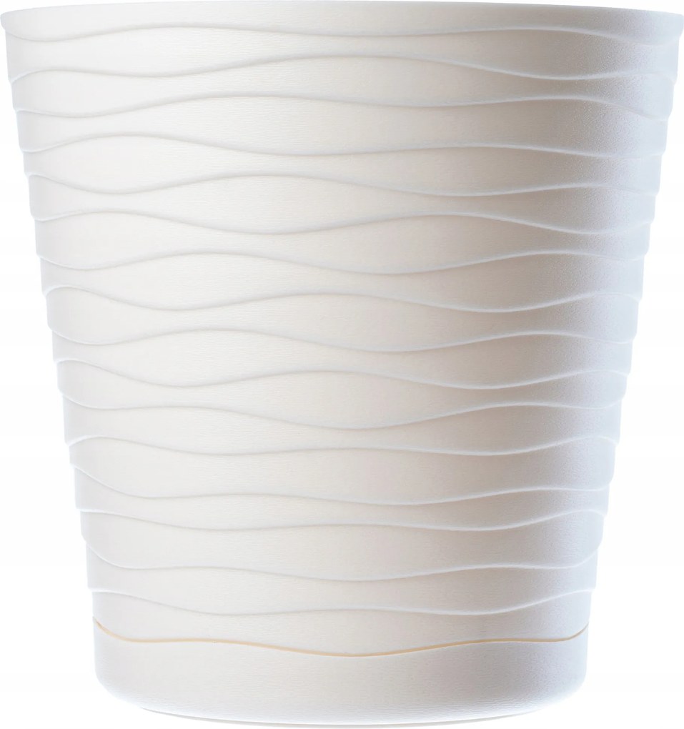 Virágtartó Állvány 21 cm Kerek Műanyag Szürke