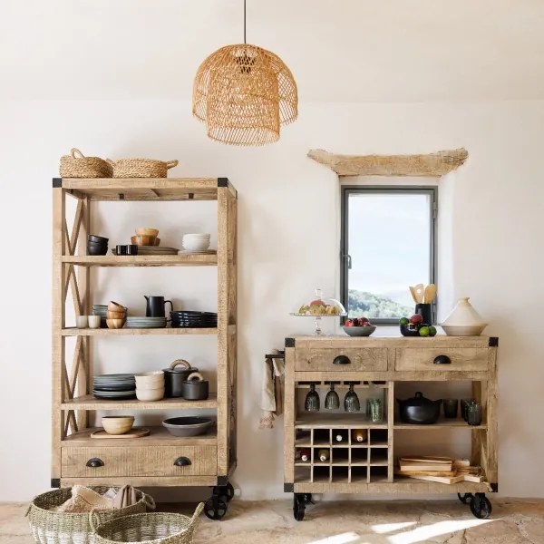 Atmosphera - Csillár zsinóron KERY 1xE27/40W/230V rattan