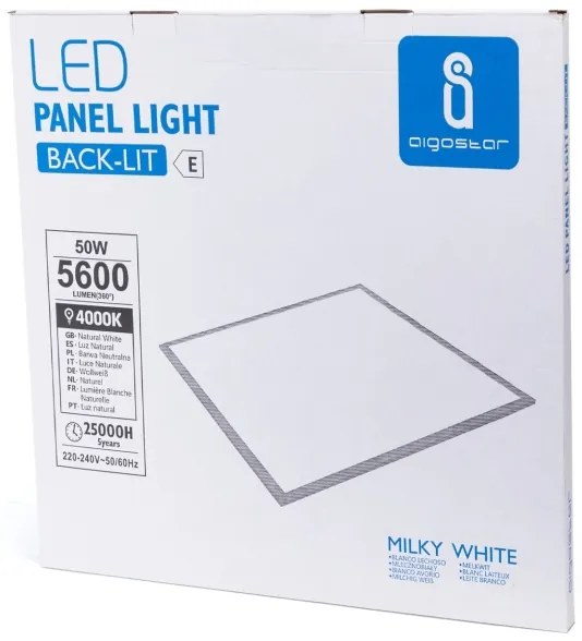 Aigostar LED panel 50W 230V 60x60 cm 4000K