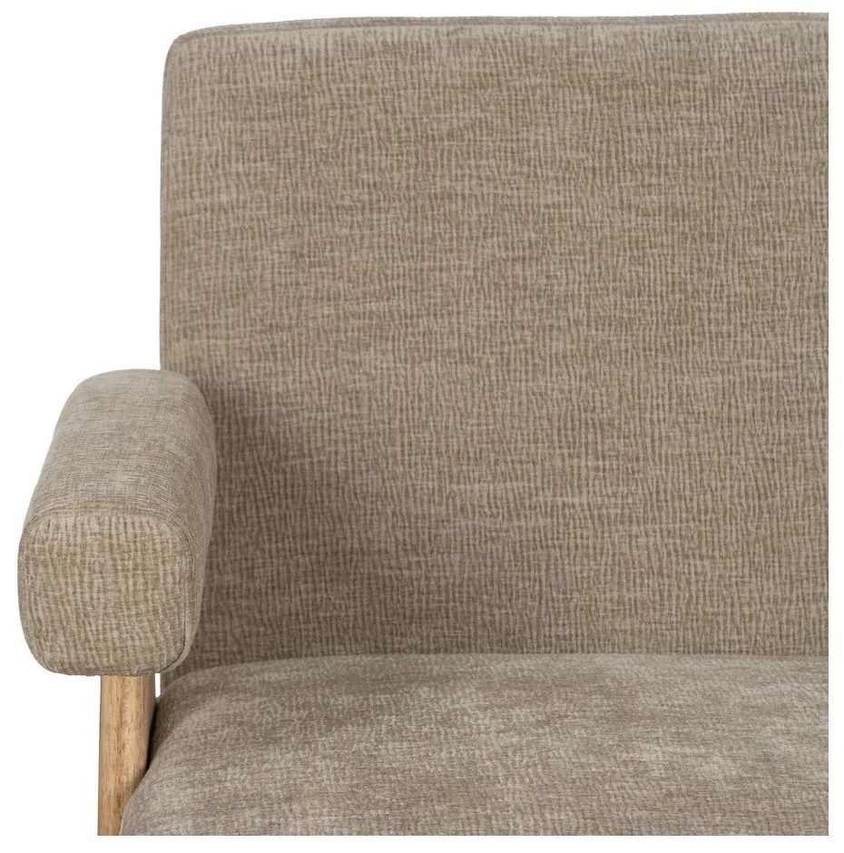 Bézs zsenília kanapé 134 cm Rest – Ixia