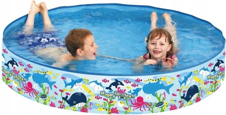 Medence Kerek Feszített Víztükrű Gyerekmedence 120X25