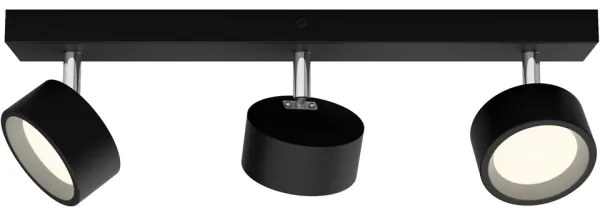 Philips - LED Spotlámpa BRACIA 3xLED/5,5W/230V fekete