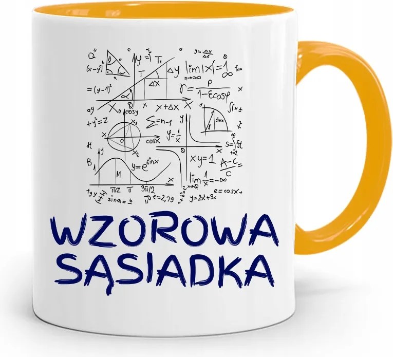 Szomszédnak Sárga Ajándék Bögre fényképes nyomtatással