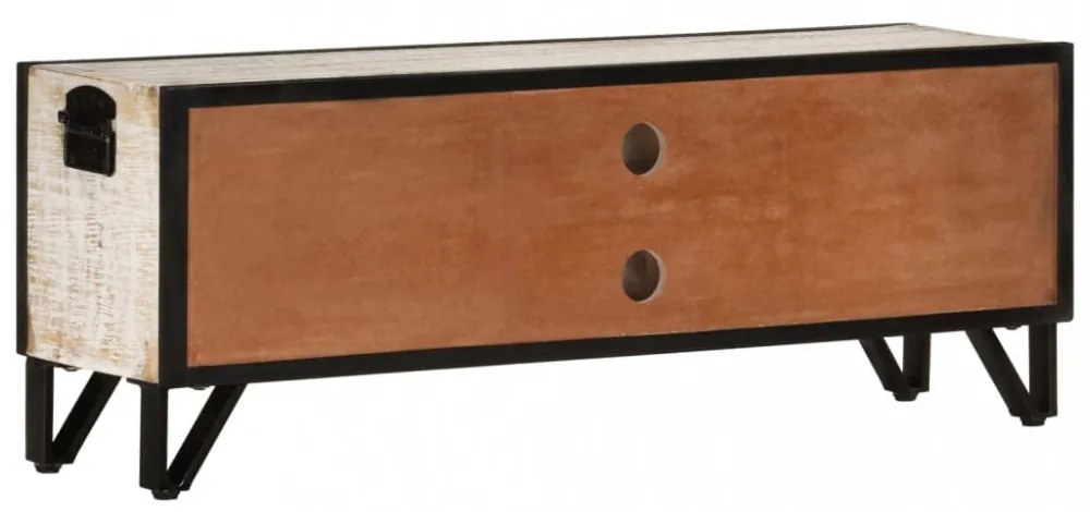 tömör akácfa TV-szekrény 110 x 30 x 41 cm