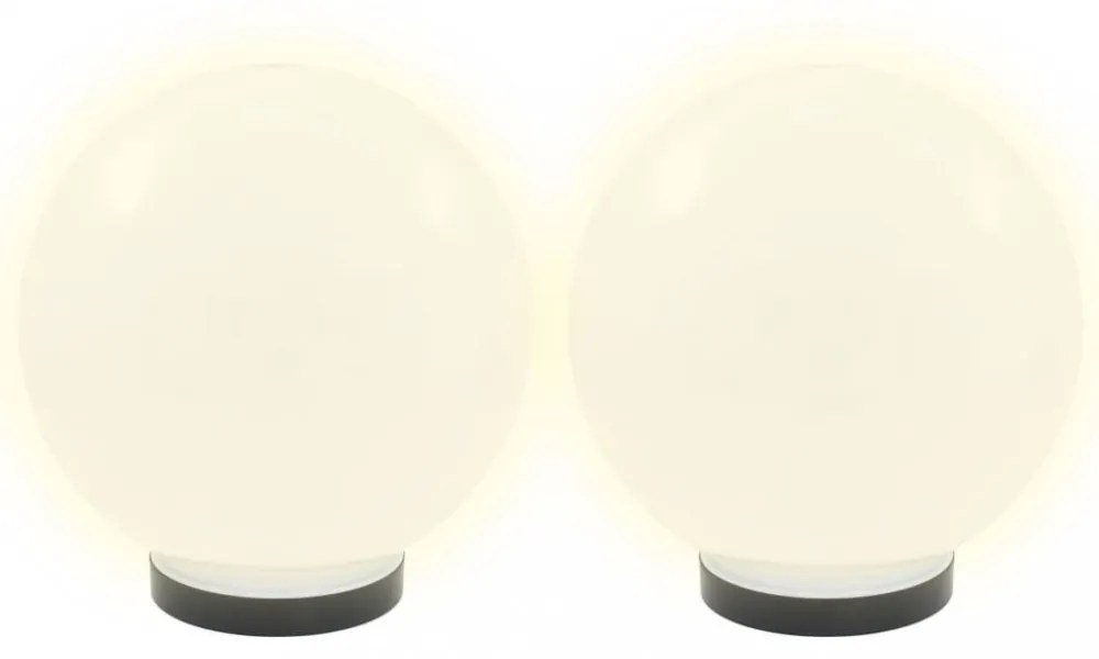 4 db LED gömblámpa 25 cm PMMA