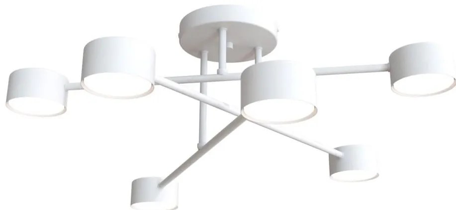 Plafonra szerelhető HALO csillár 6xGX53/10W/230V fehér