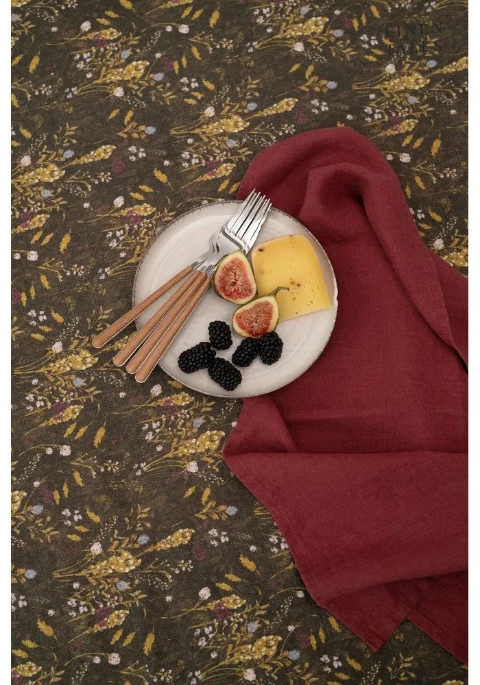 Len asztalterítő 140x200 cm Woodland – Linen Tales