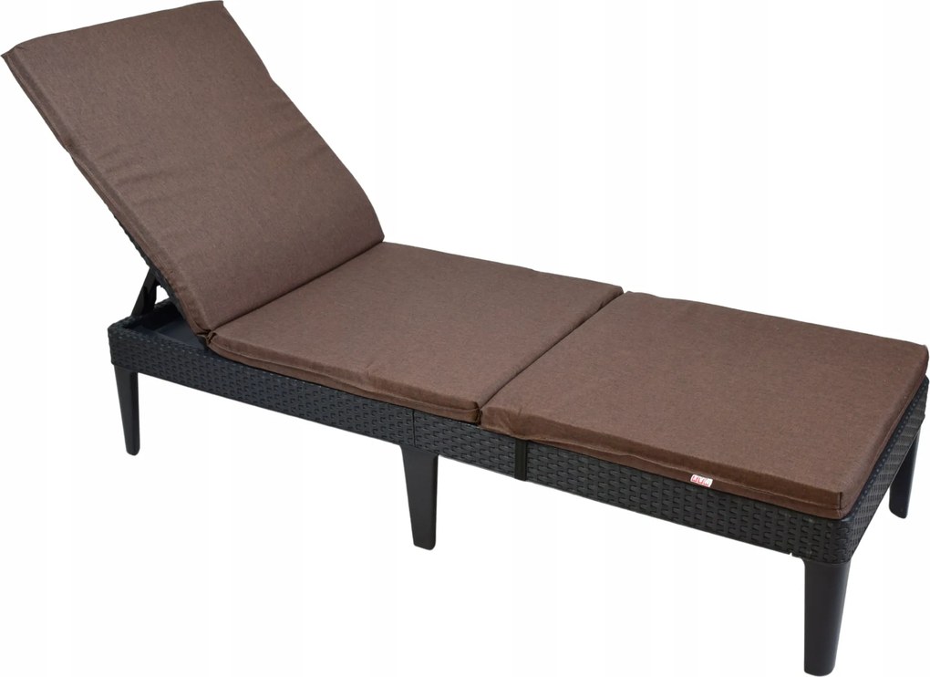 Napozóágy párna vízálló összecsukható gumis sedak barna