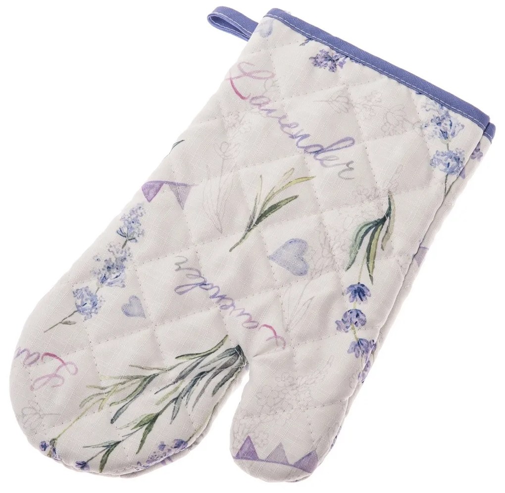 Levendula vízálló edényfogó, 17 x 27 cm