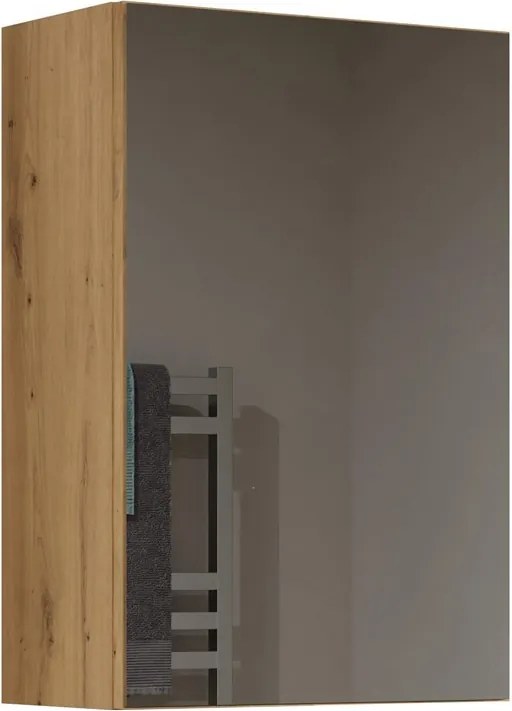 Pola 1DL felső fürdőszoba szekrény, 40x60x22 cm, tölgy