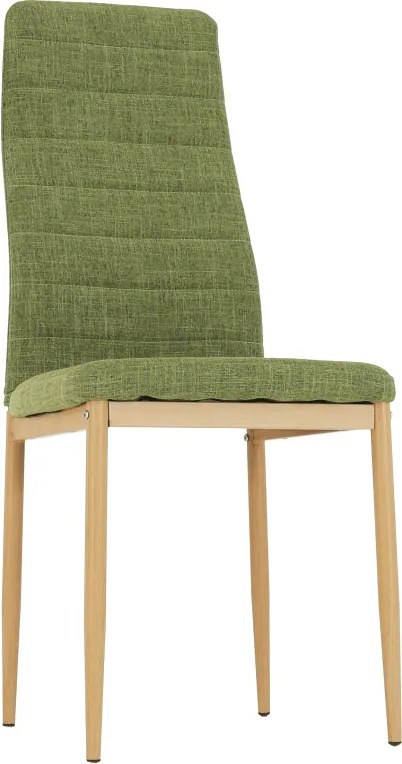 Szék, zöld szövet/bükk, COLETA NOVA