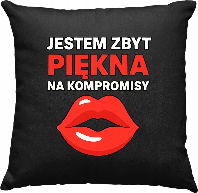 Túl szép párna a kompromisszumokhoz, fekete