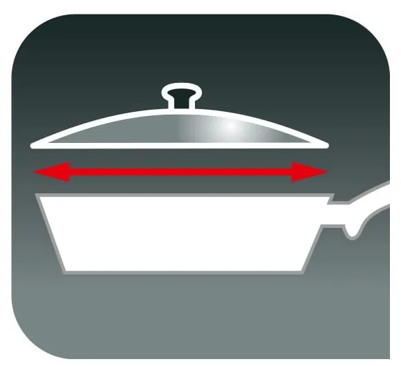 Üveg fedő ø 28 cm – Tefal