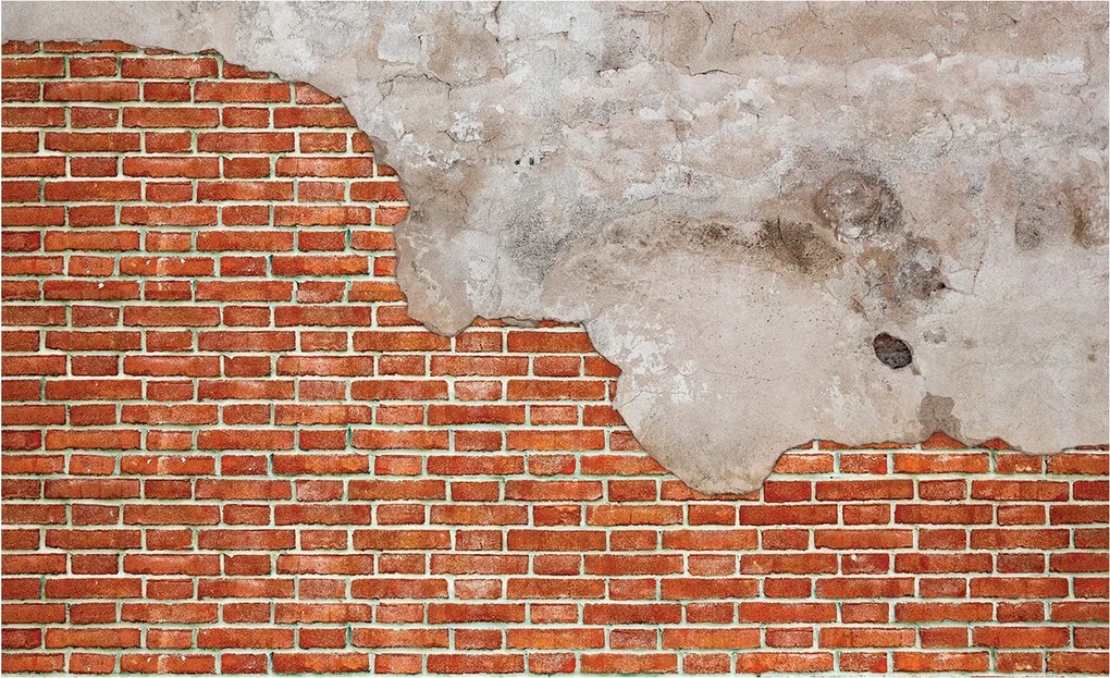 Flizelin fotótapéta Tégla és régi művészet Loft 300x210 +ragasztó