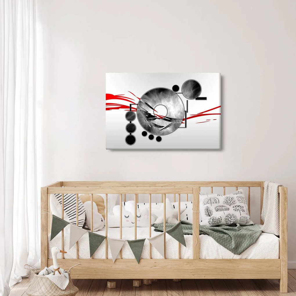 Absztrakt kép (90x60 cm)