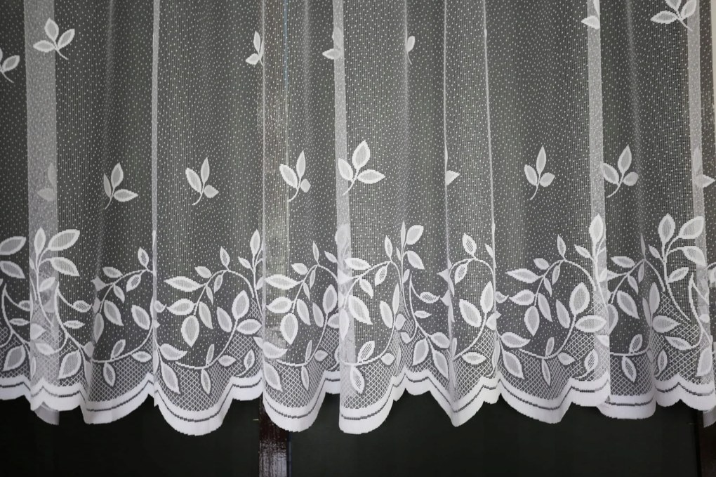 Mg Függöny jacquard Z043 Fehér 270X160cm kész K szalaggal