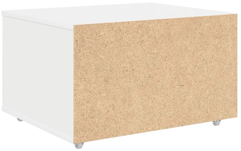 gördíthető fiókos szekrény Fehér 55x45x33.5 cm MDF